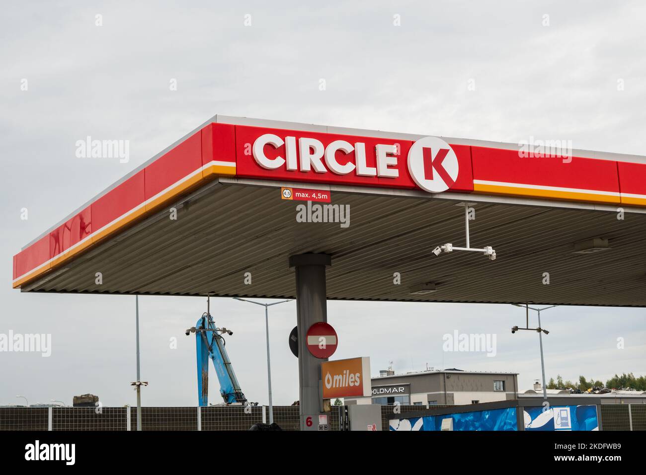 Otwock, Poland September 11, 2022 Logo of Circle K gas station