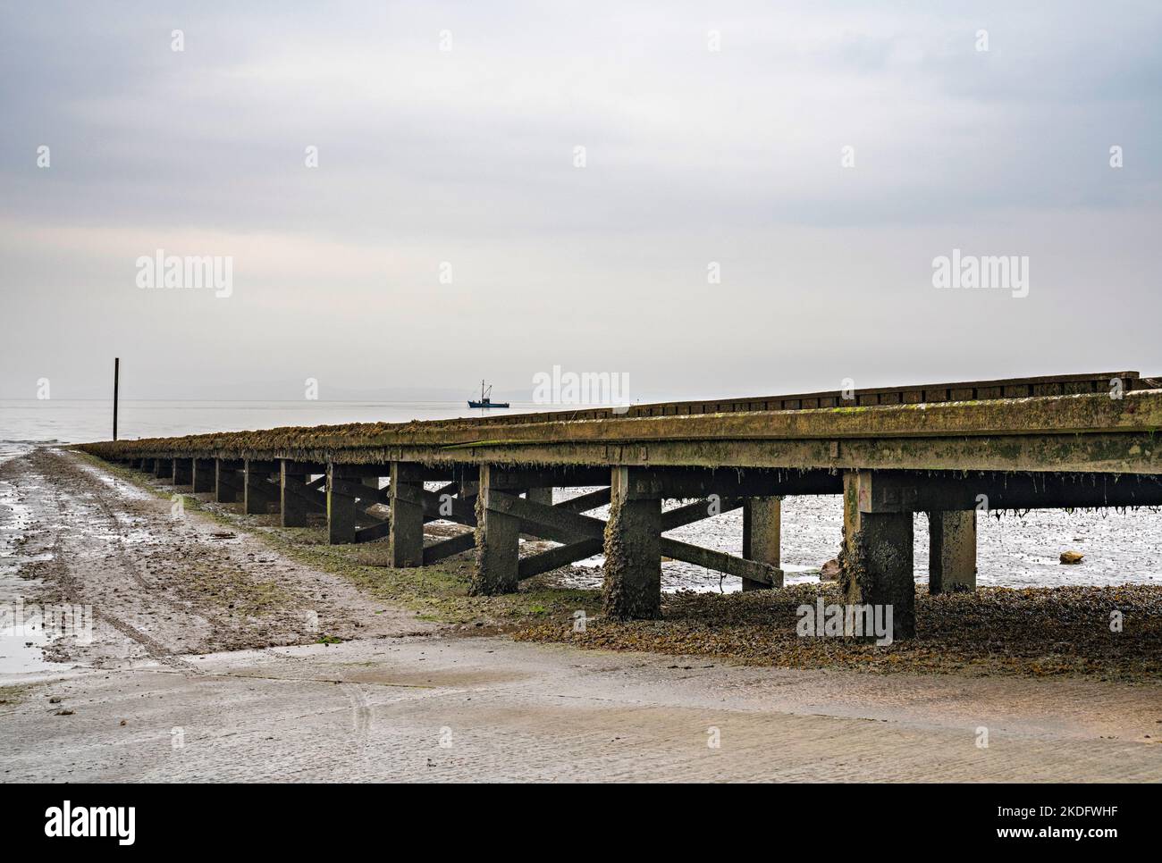 Boat launching area, Morecambe, Lancashire, UK Stock Photo Alamy