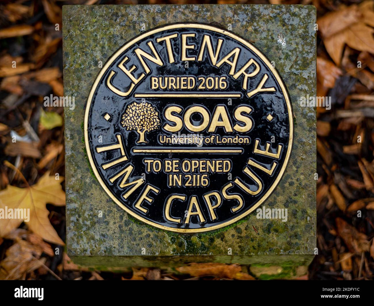 Time capsule marker stone hi-res stock photography and images - Alamy