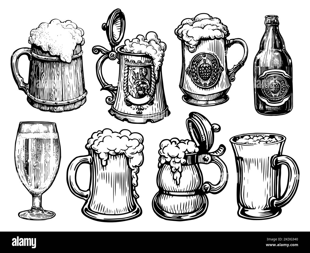 beer mug cheers clipart black and white