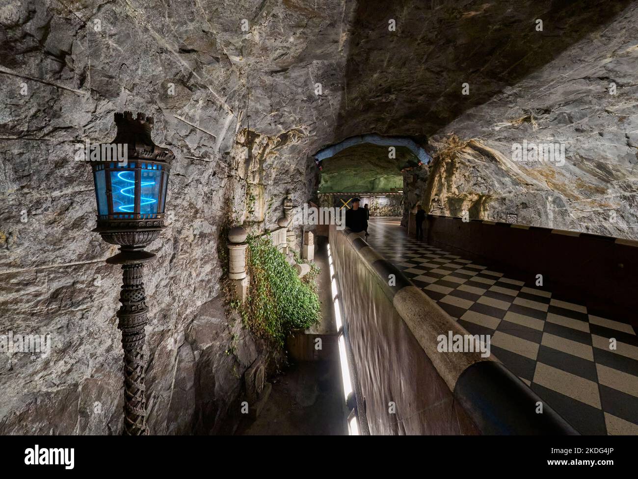 Stockholm Kungstradgarden Tube Metro or Subway stations artwork said to