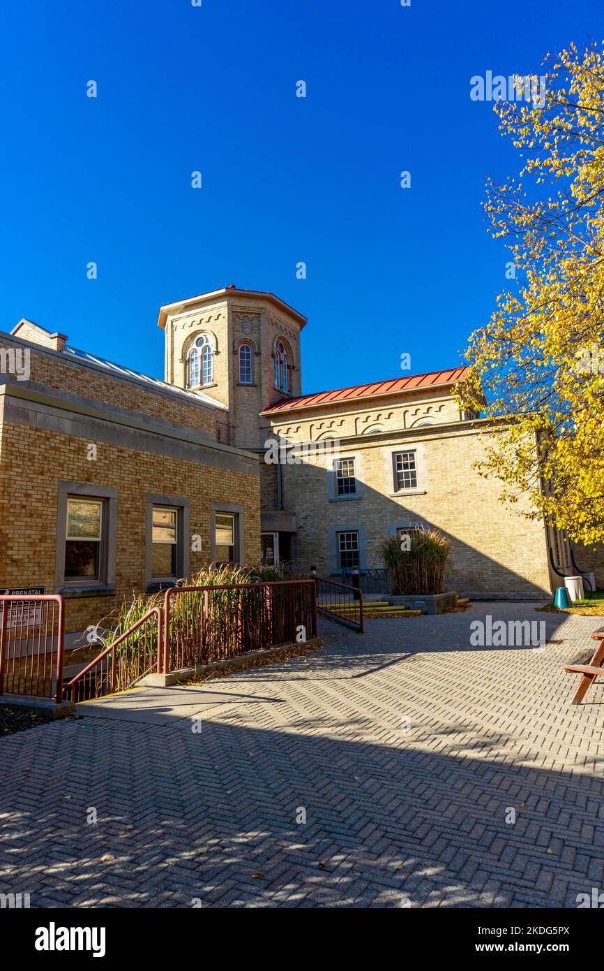 Southwestern Public Health  (former Old Oxford Jail) - located in Woodstock, Ontario, Canada - constructed in 1854 Stock Photo