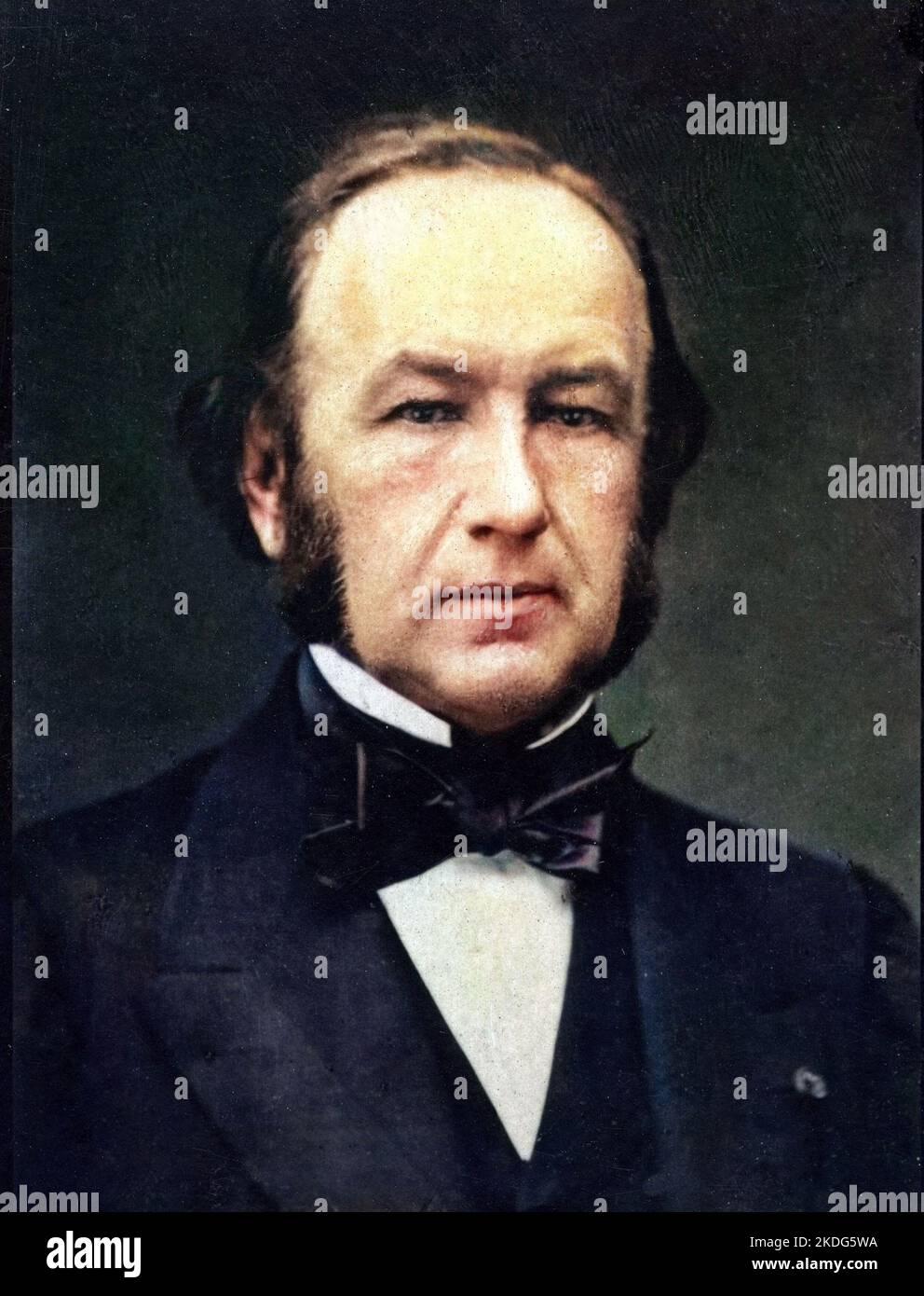 Portrait of Claude Bernard (1813-1878), French physiologist. Stock Photo