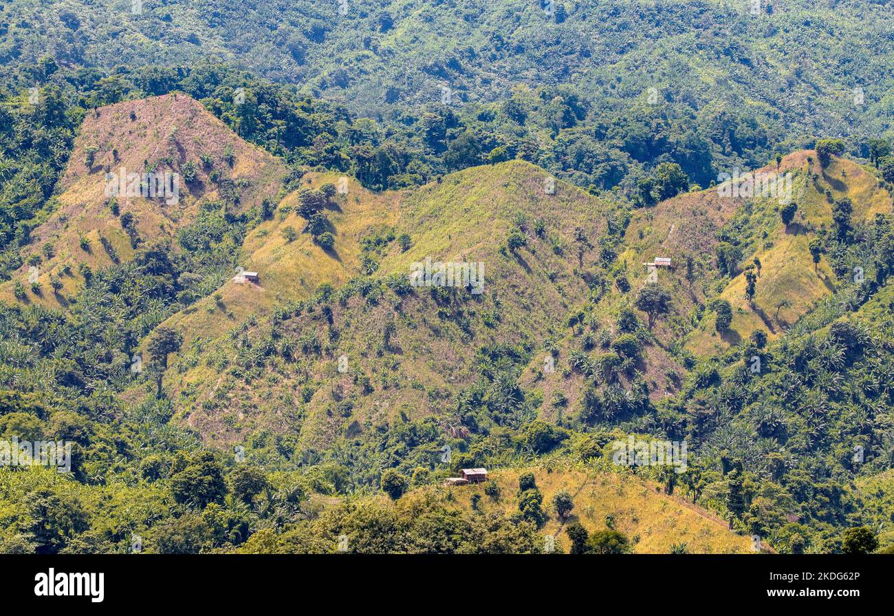 Beauty of Chittagong Hill Tracts.This Photo Was Taken From bandarban,Chittagong,Bangladesh. Stock Photo