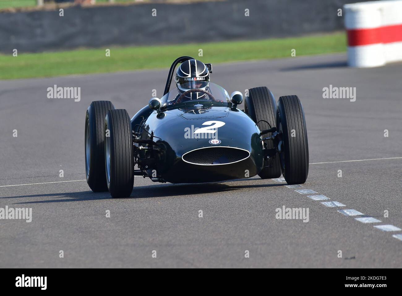 Andrew Willis, BRM P48, Richmond and Gordon Trophies, 25 minutes of racing for 2500cc Grand Prix cars that would have competed between 1954 and 1960, Stock Photo