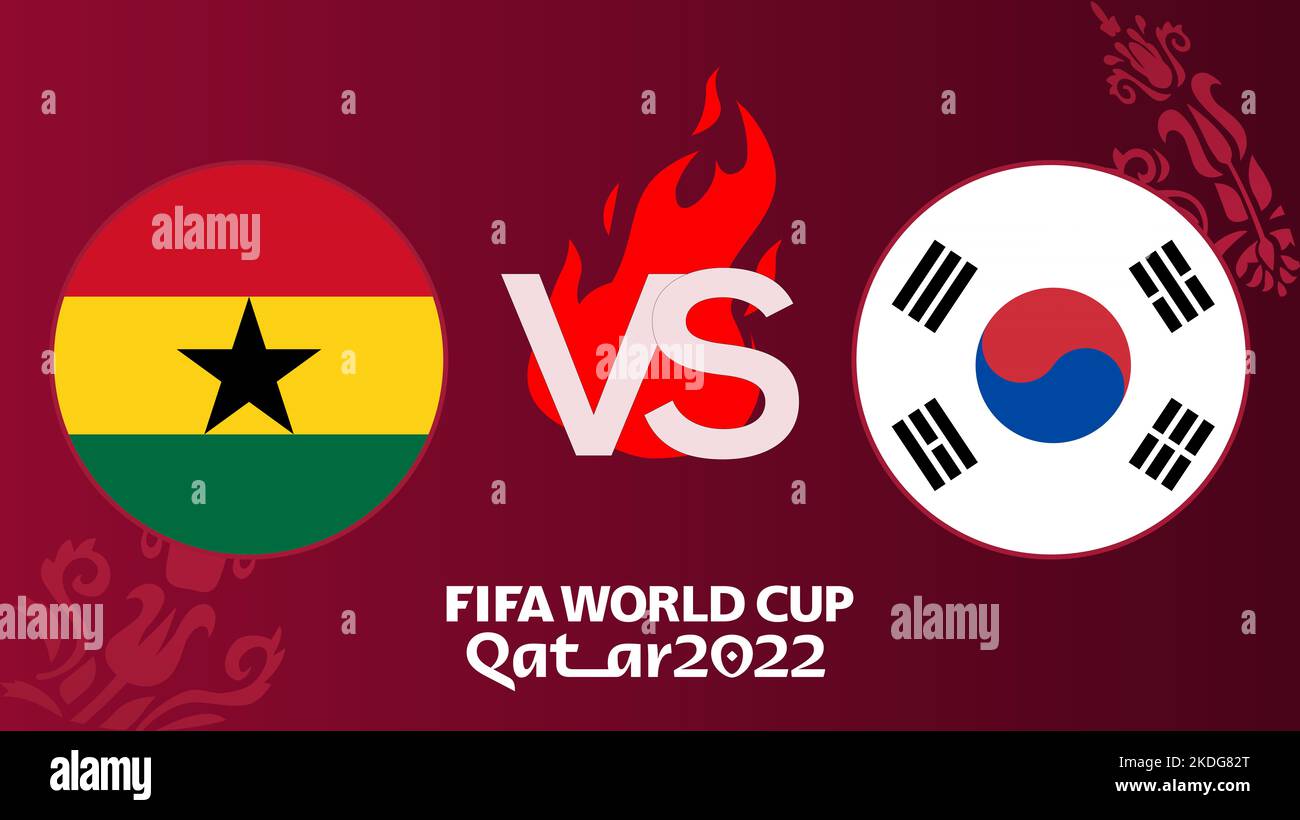 Ghana vs South Korea soccer Match FIFA World Cup Qatar 2022, Ghana ...