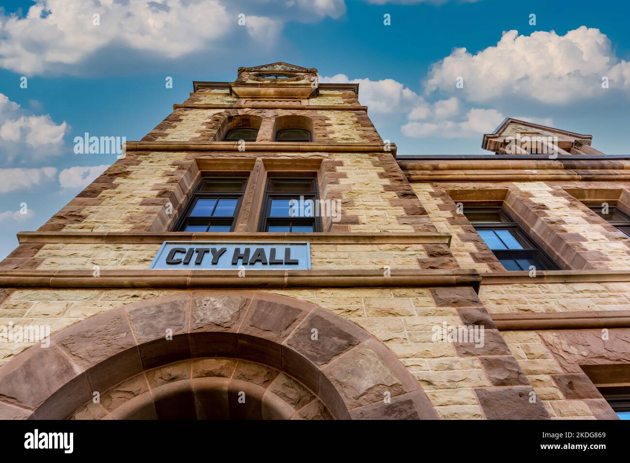 Old City Hall Building located in Woodstock, Ontario, Canada ...