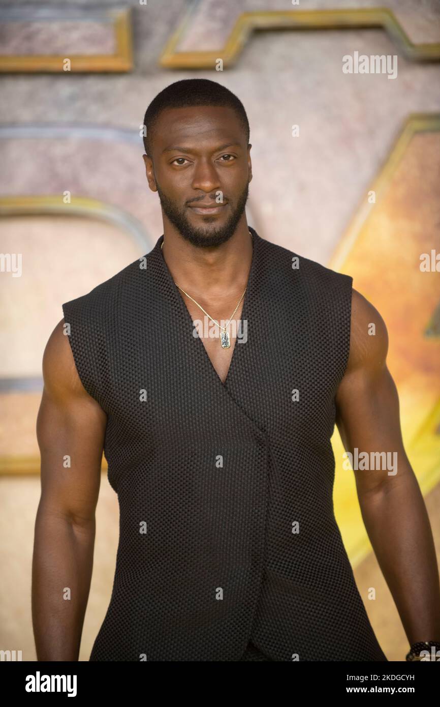 Aldis Hodge at the Black Adam film premiere, Cineworld Leicester Square, London, UK photo by