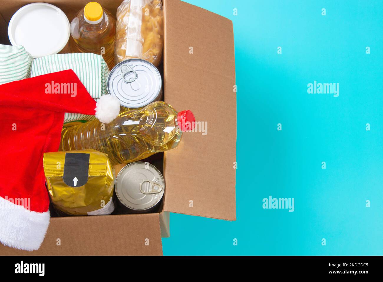 Christmas donation, charity, food bank, help for low poor