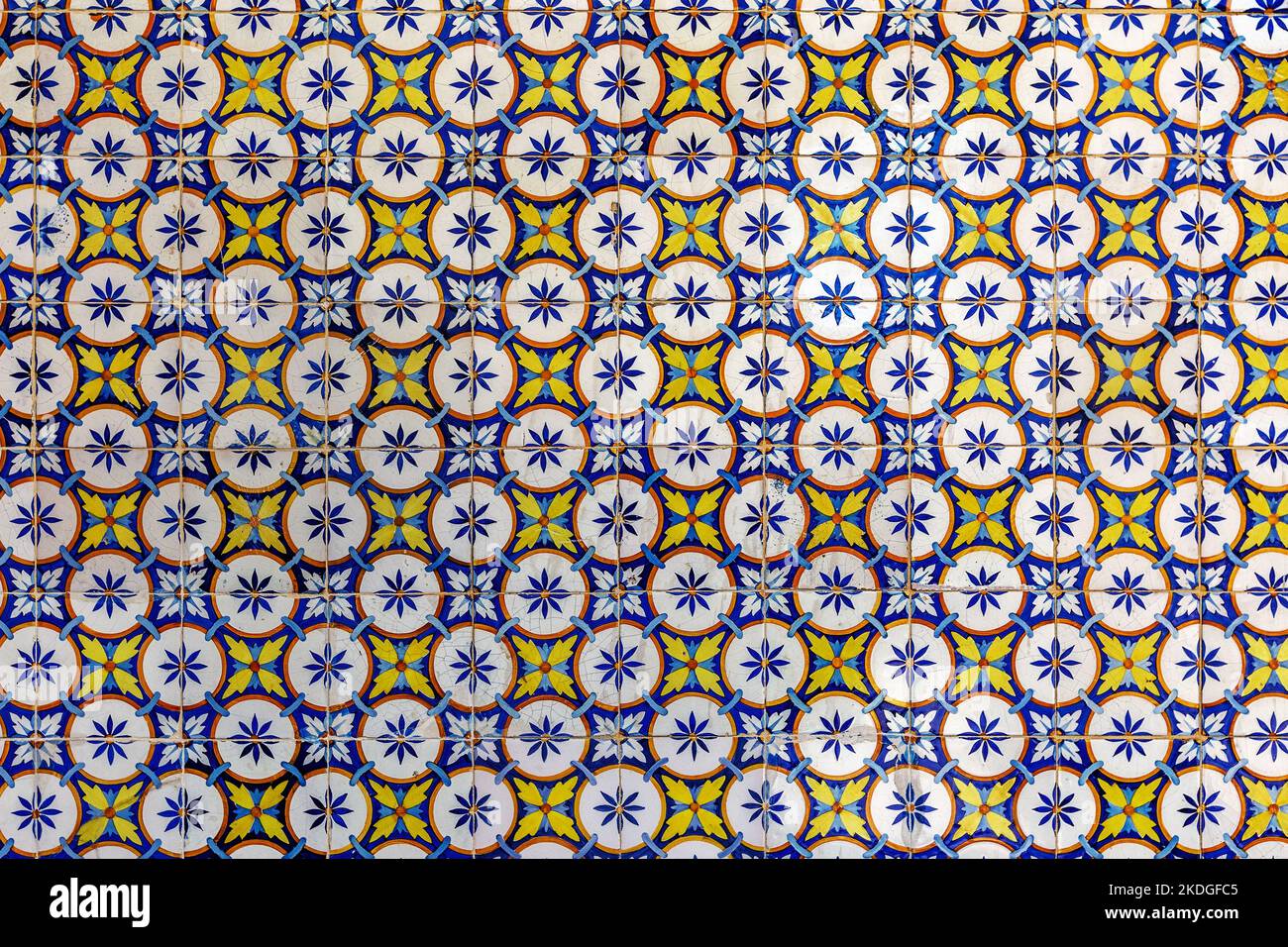 old portugal tiles background texture Stock Photo - Alamy