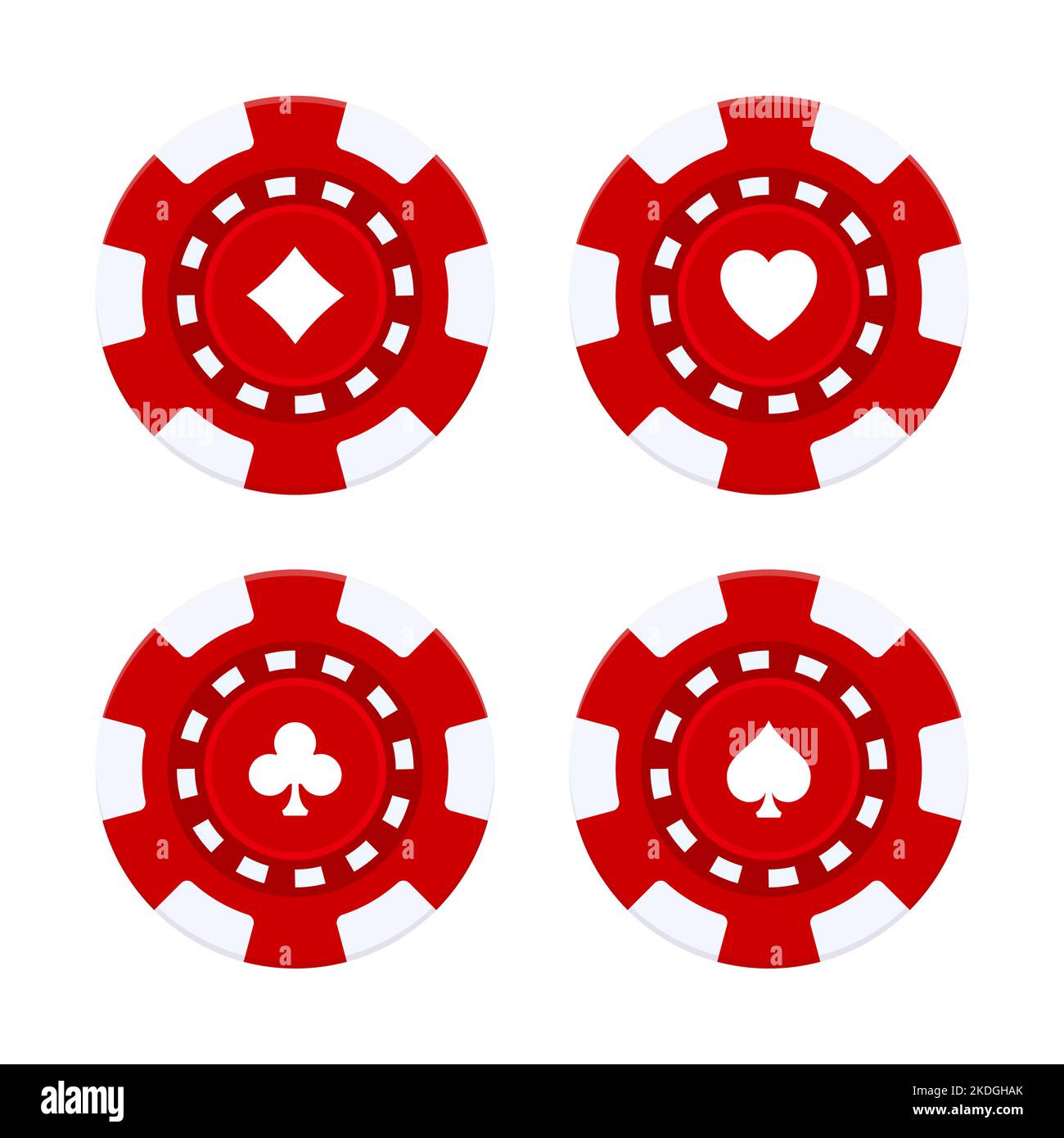 Black pokerchips Stock Vector Images Alamy