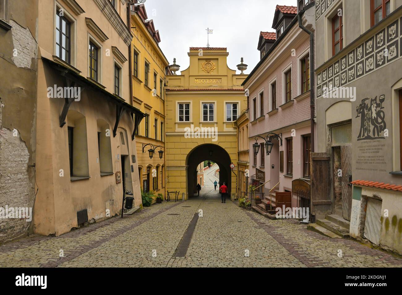 Lublin, Poland September 12, 2022 Grodzka Gate in Old Town of Lublin