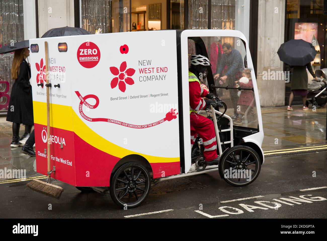 Zero Emissions Climate Friendly Street Cleaning Vehicle Regent Street