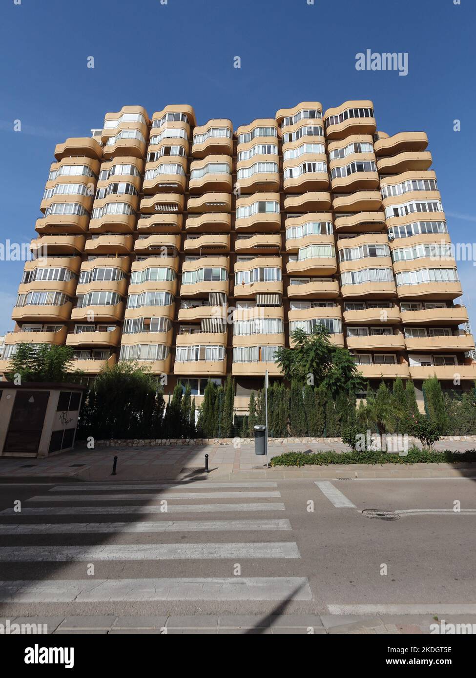 apartment block in Los Boliches, Fuengirola, Málaga, Spain. Stock Photo