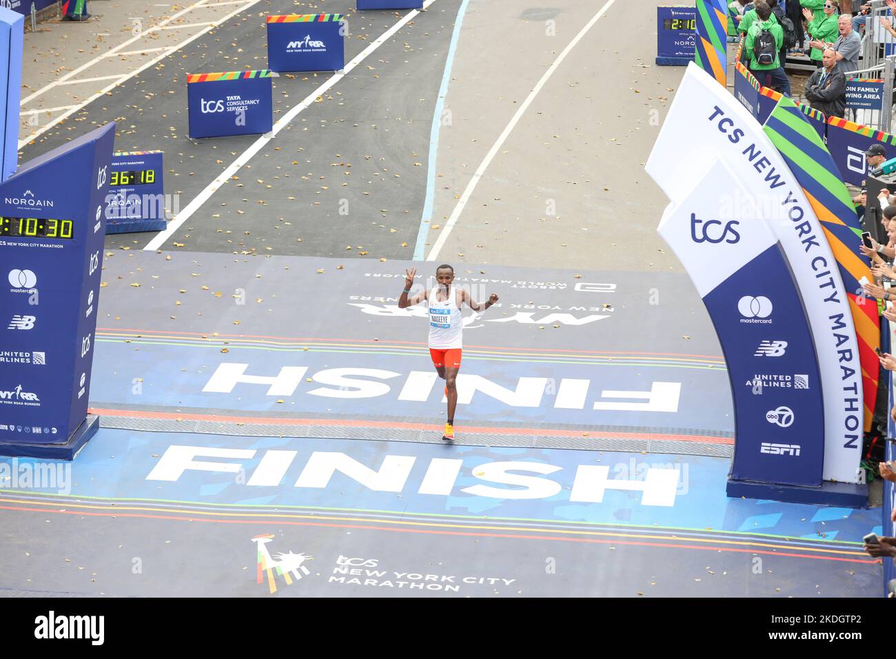 New York, United States. 06th Nov, 2022. Abdi Nageeye finishes the 2022