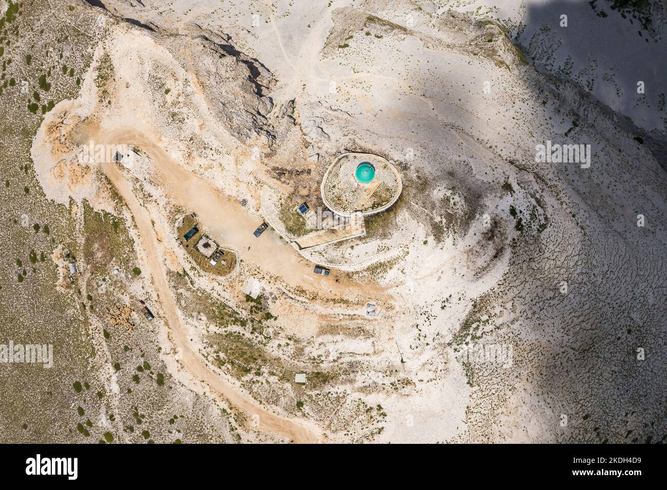 Mount Tomorr is situated within the Tomorr National Park with Shrine