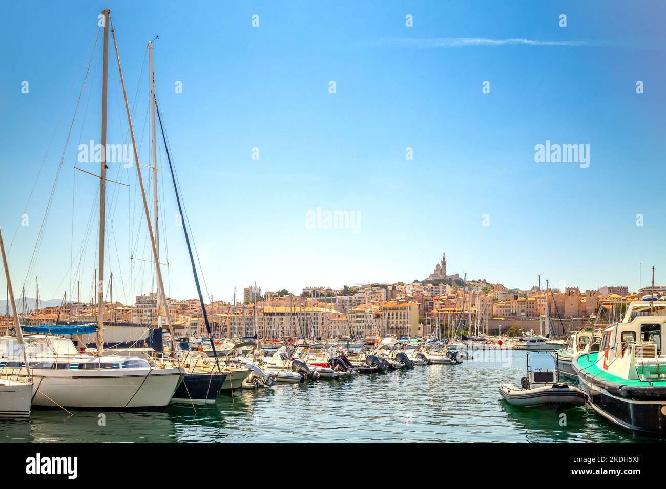 Marina of Marseille, France Stock Photo Alamy