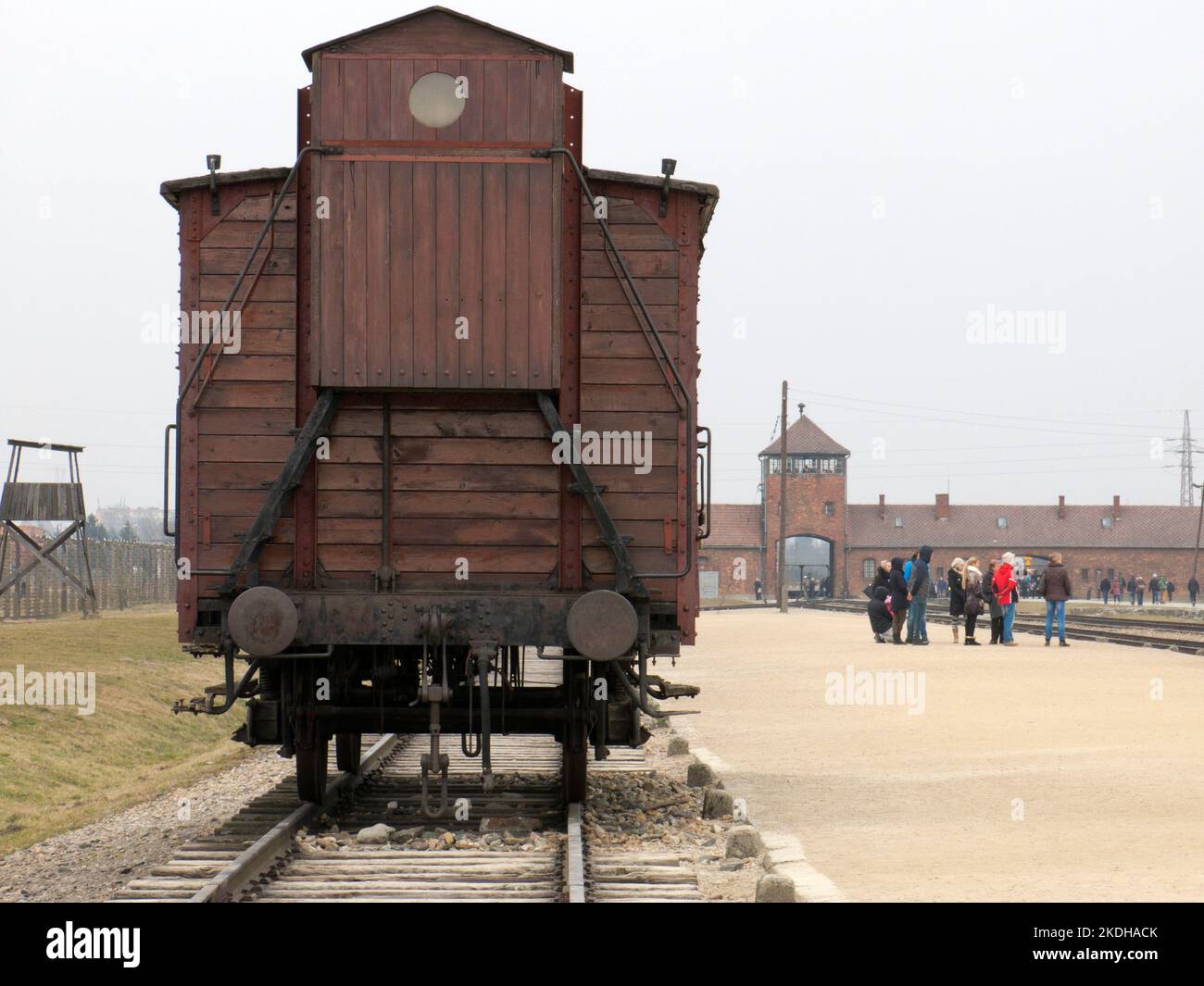 Auschwitz-Birkenau concentration camp museum, Oswiecim, Poland Stock Photo