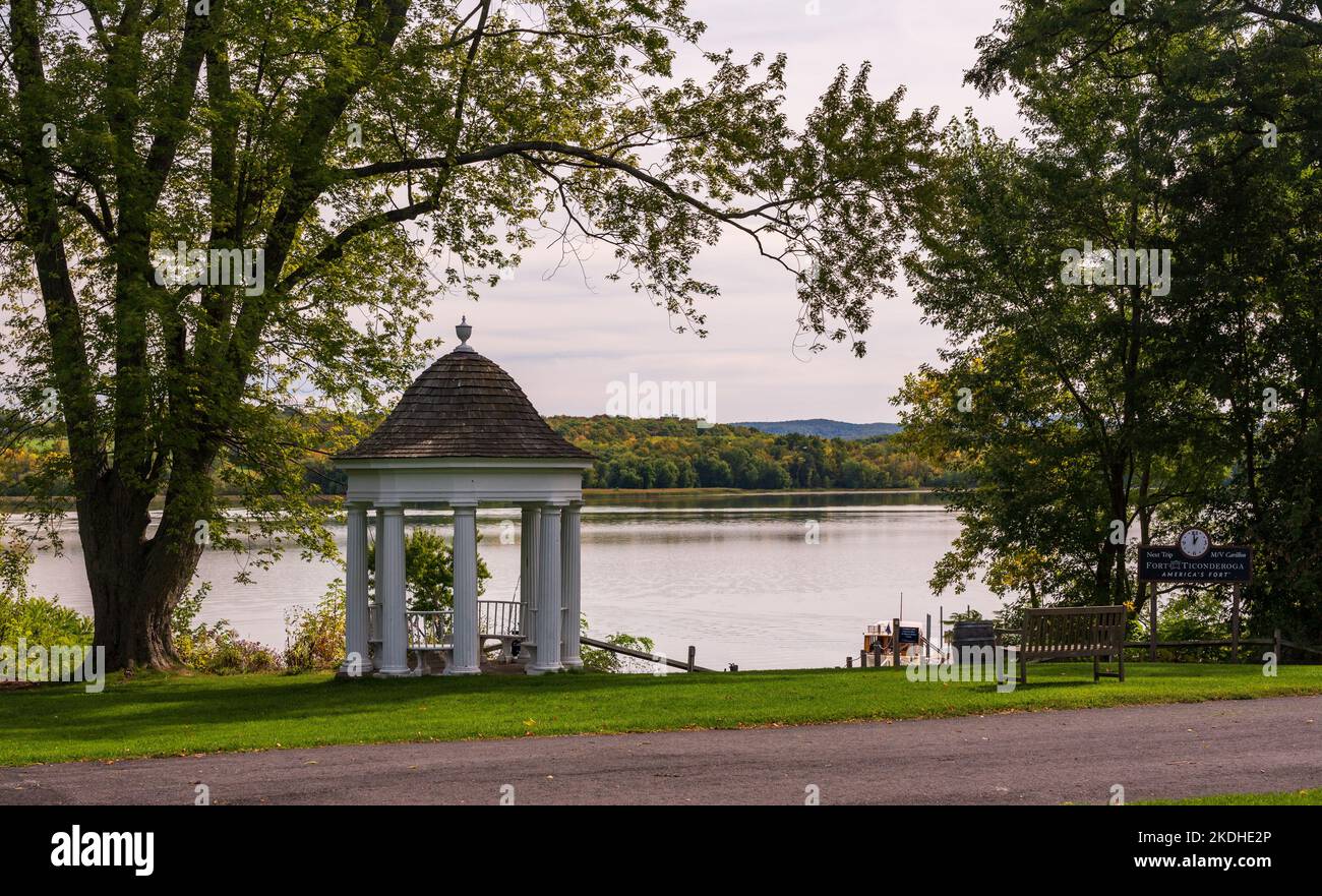 Fort Ticonderoga, NY 30 September 2022 Boat tours on Lake Champlain