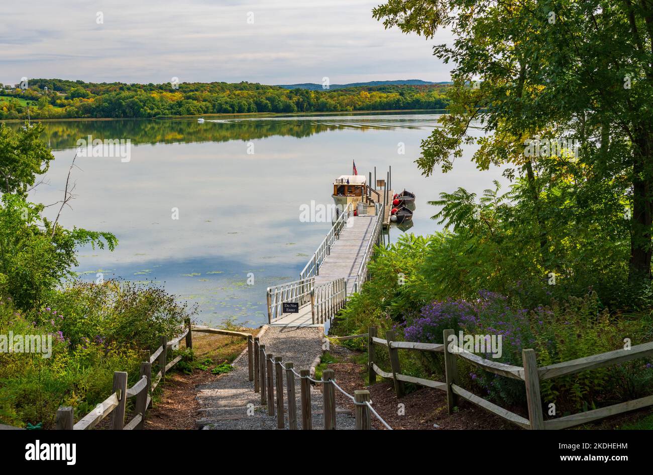 Fort Ticonderoga, NY 30 September 2022 Boat tours on Carillon on