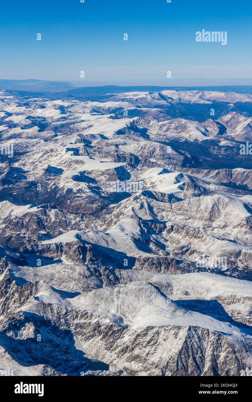 Aerial view mountain covered hi-res stock photography and images - Alamy