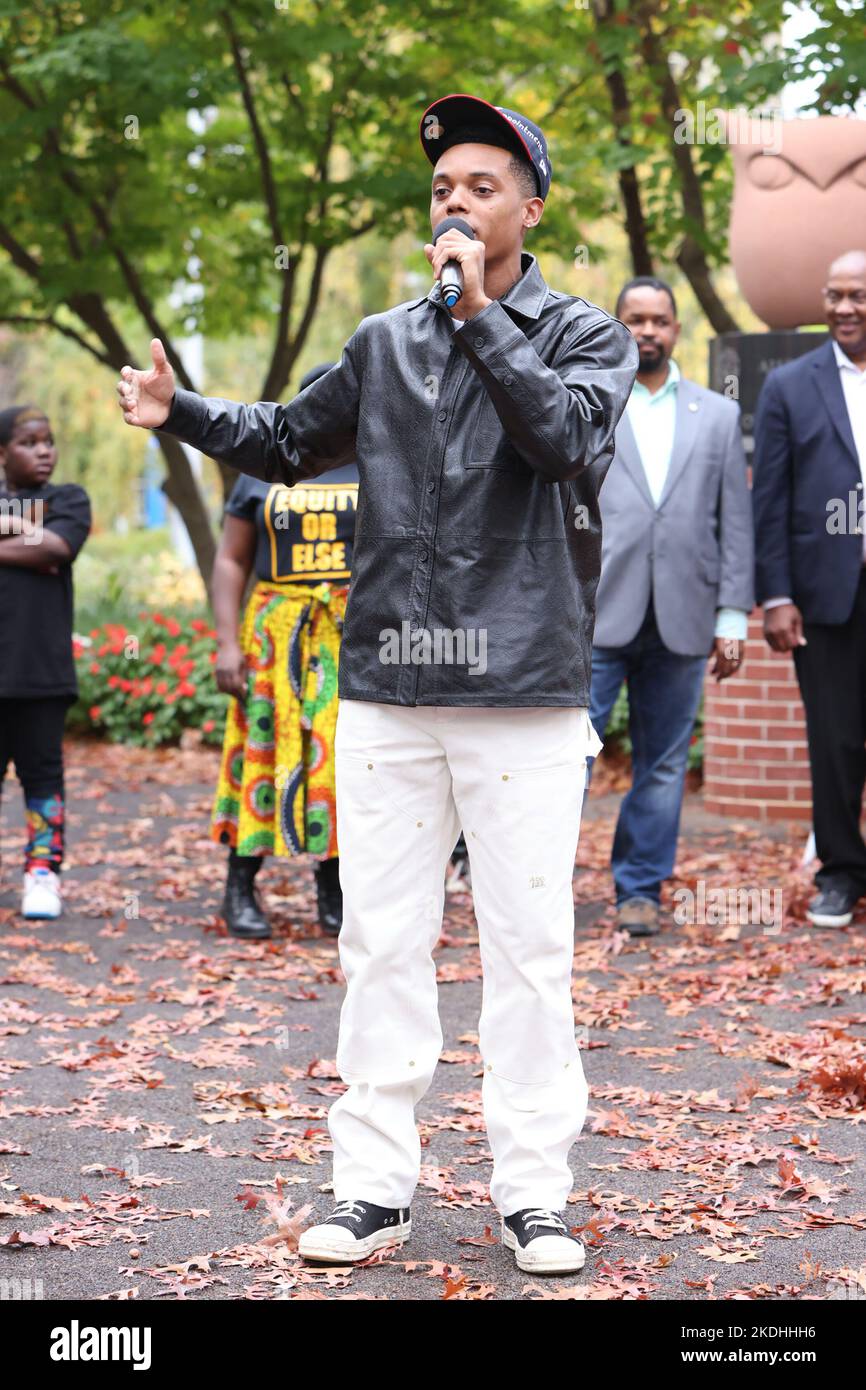 Get Out And Vote Rally At Temple University’s Campus -PICTURED: Jabari ...