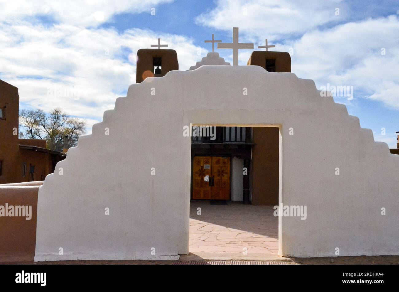 San Geronimo Church at Taos Pueblo, New Mexico Stock Photo Alamy