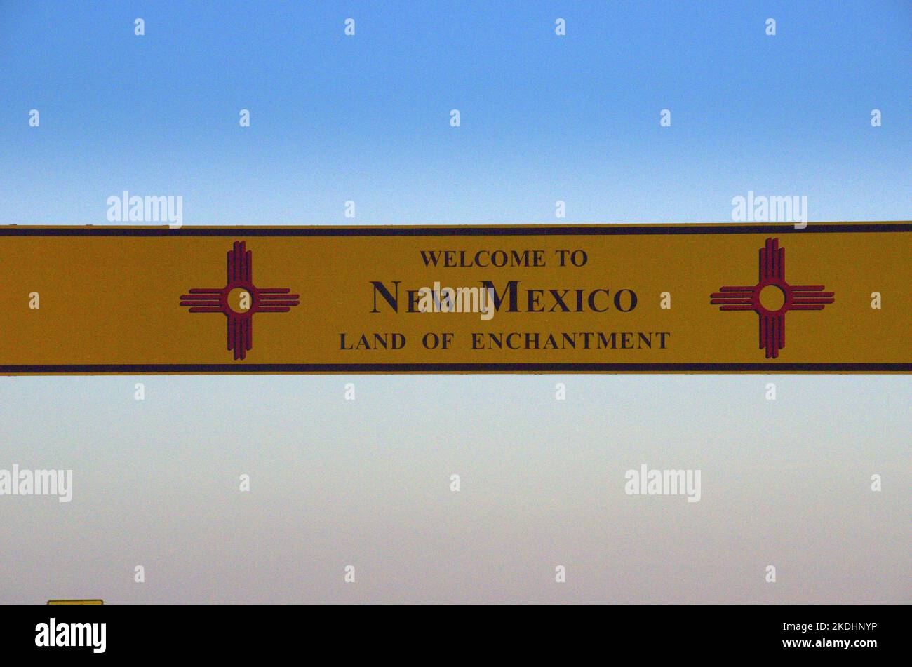 New Mexico (Land of Enchantment) Sign Stock Photo Alamy