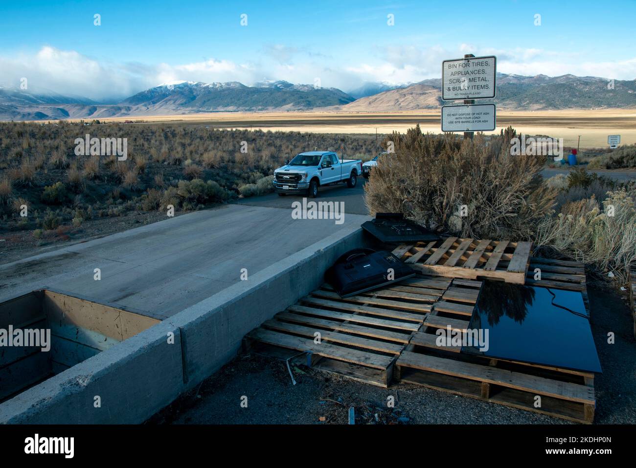 People bring their trash to this free dump day event at the Bridgeport