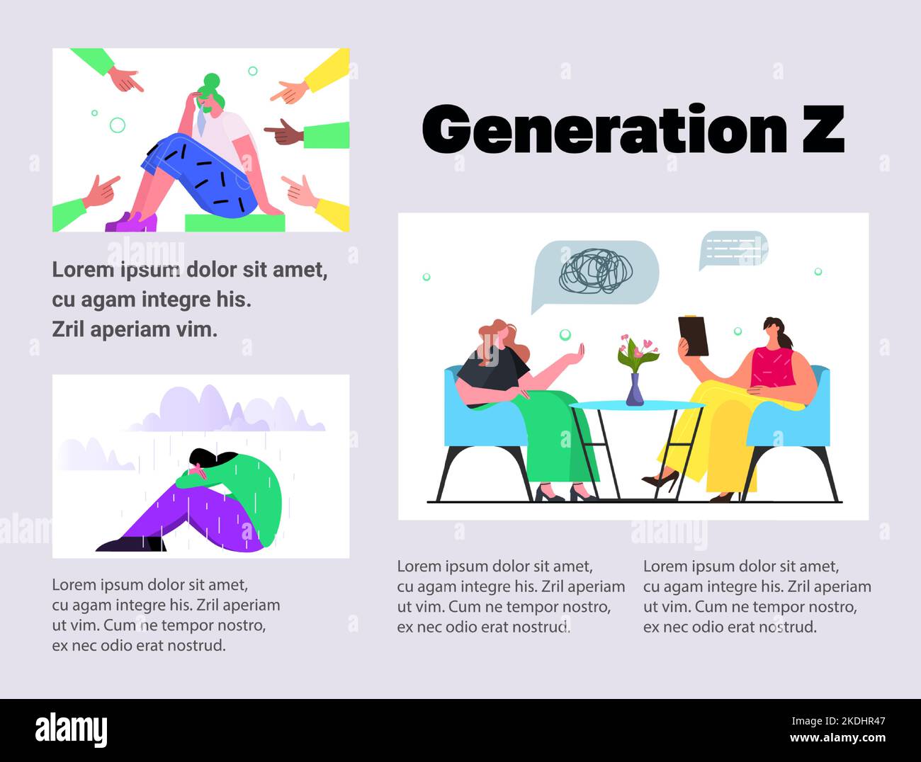 solving psychological problem in woman brain psychotherapy session