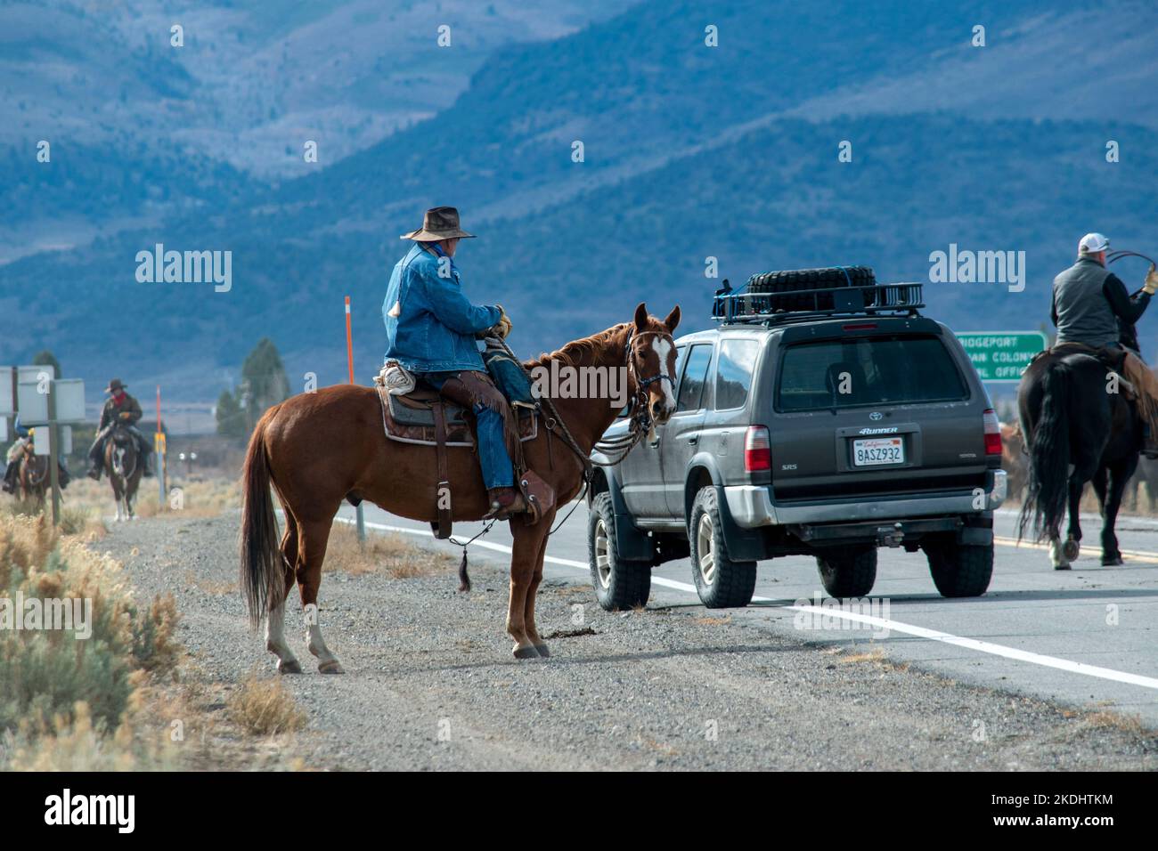 The Hunewill Ranch Cattle Drive happens every year in November out of