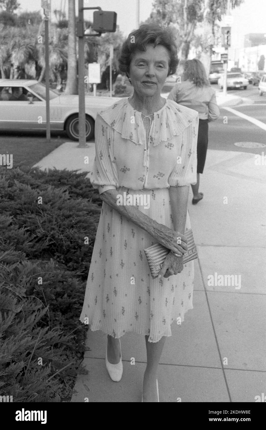 Jane Wyatt at the memorial marking the first anniversary of Princess