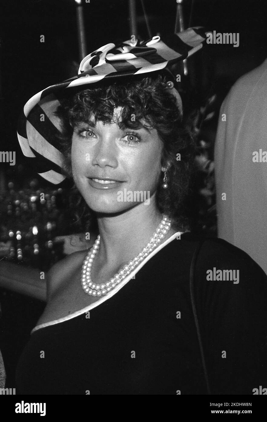Barbi Benton at the Laugh In Syndication Party thrown by George Schlatter at Chasen's September 1983. Credit: Ralph Dominguez/MediaPunch Stock Photo