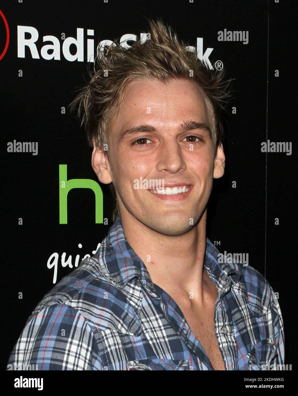 ARCHIVE: 23 June 2011 - West Hollywood , California - Aaron Carter. Radioshack's HTC EVO 3D Launch Party  Held At The RadioShack Pop-Up 3D Lounge. Photo Credit: Kevan Brooks/AdMedia / MediaPunch Stock Photo