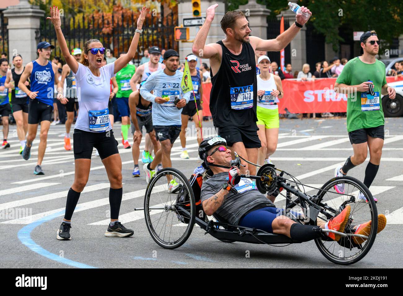 New york wheelchair marathon 2022 hires stock photography and images