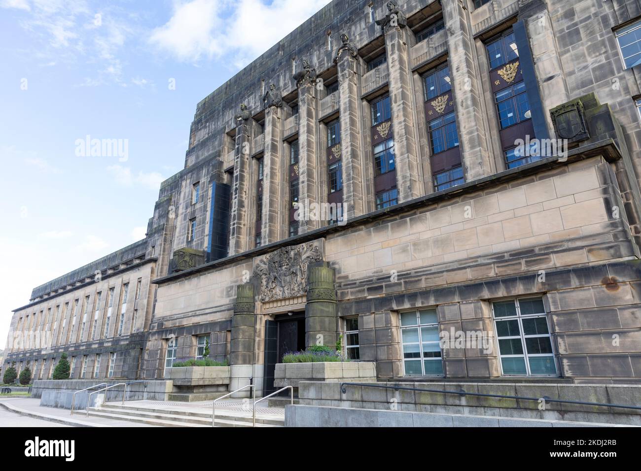 St Andrews House in Edinburgh, scottish government headquarters and office building on the former old calton gaol site,Edinburgh city centre,Scotland Stock Photo