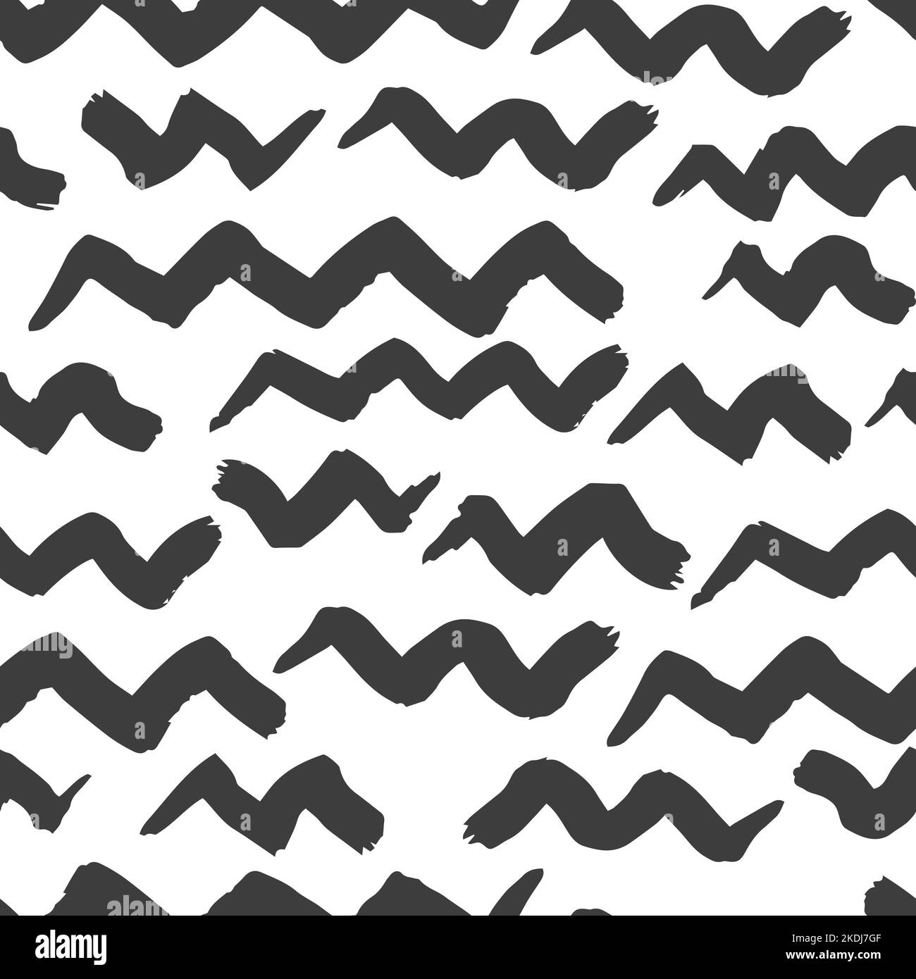 Abstract vector seamless pattern. Black lines texture background Stock ...