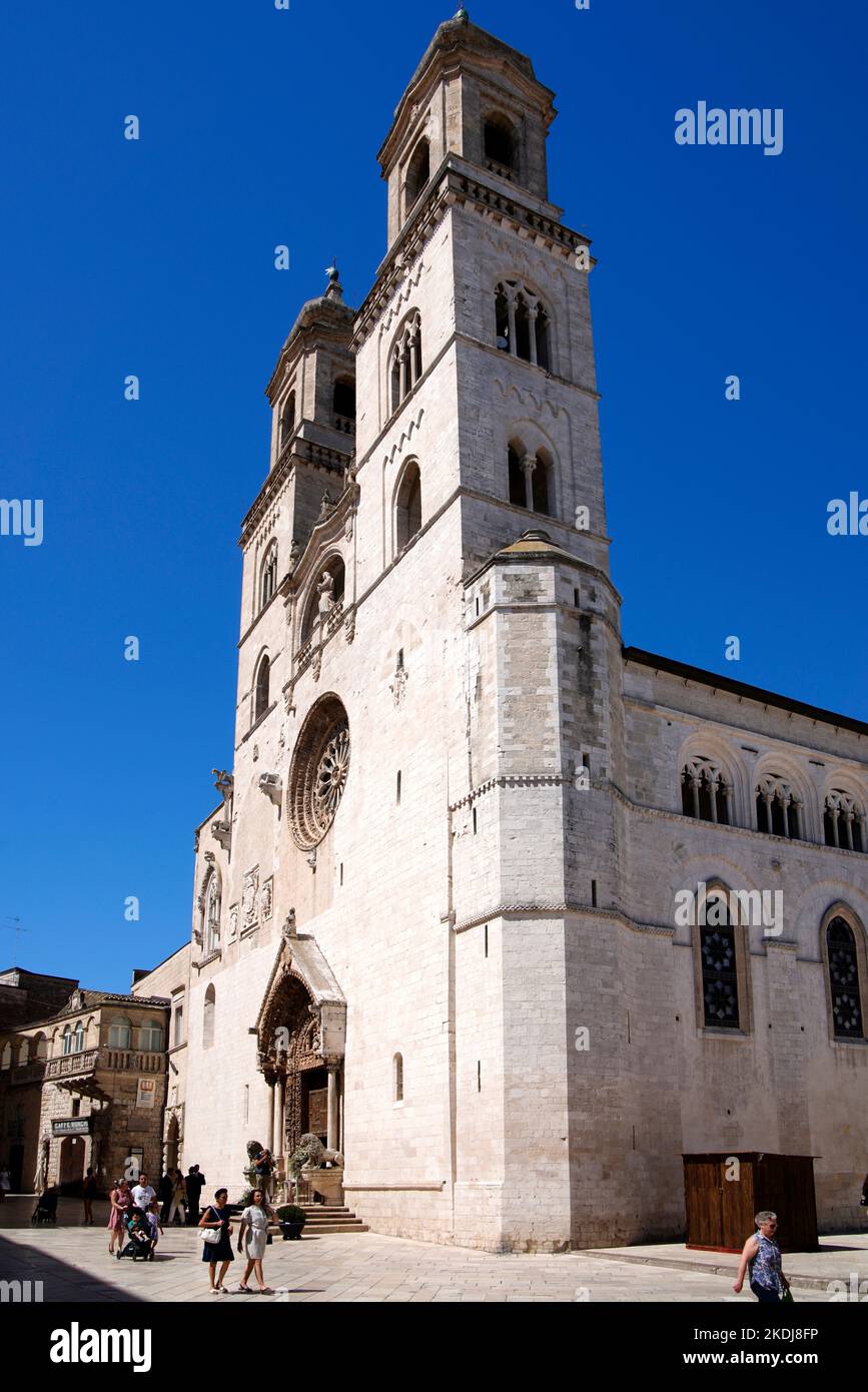 Cathedral of Santa Maria Assunta,Altamura,Region PugliaItaly Stock Photo