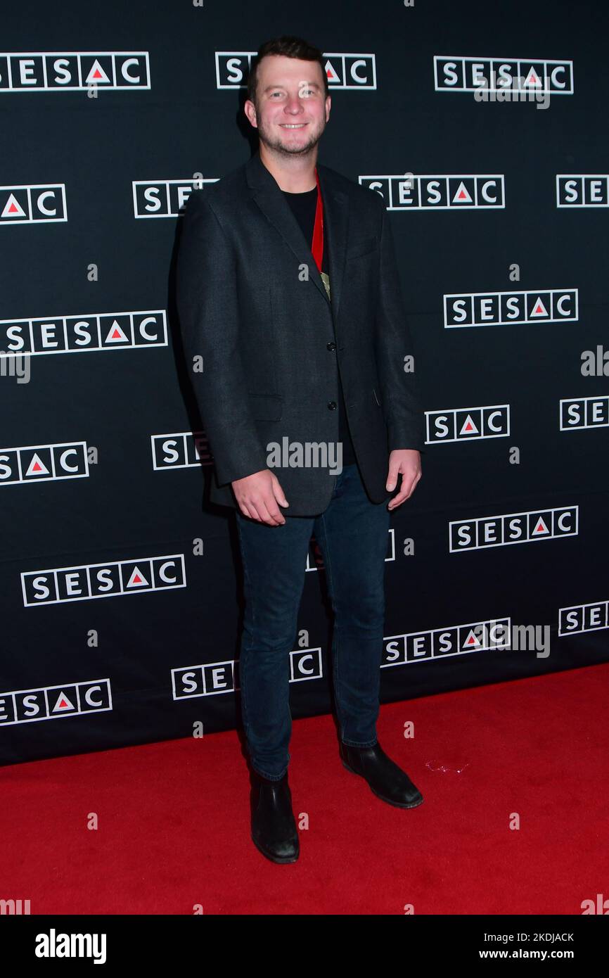 06 November 2022 Nashville, Tennessee Matt Alderman. 2022 SESAC Nashville Music Awards at