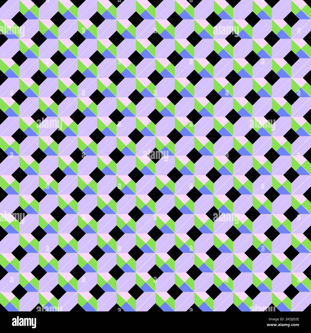 Geometric shapes seamless pattern design Stock Photo