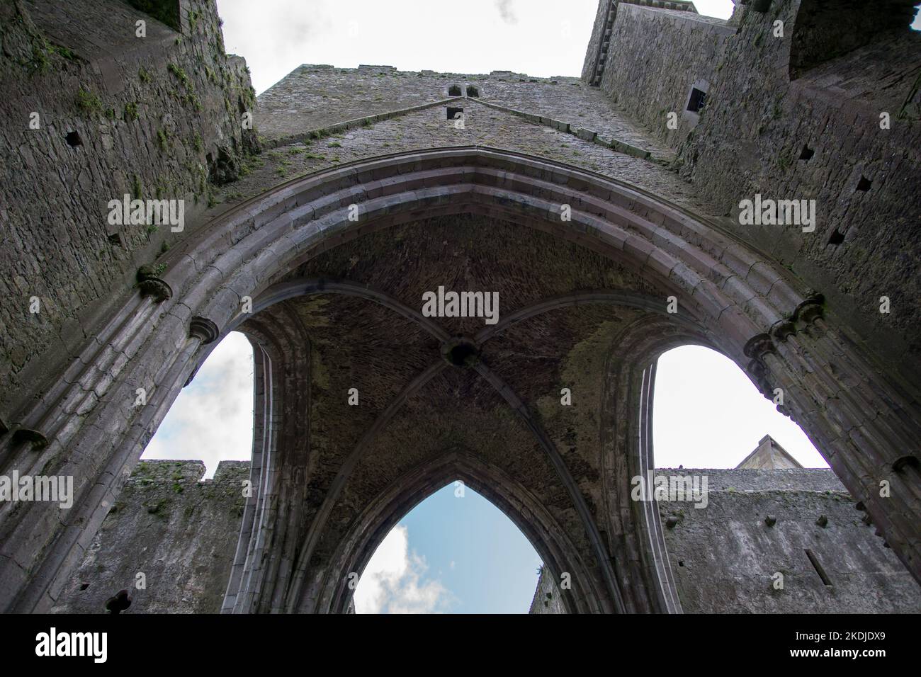 rock of cashel, an old ruin in ireland Stock Photo