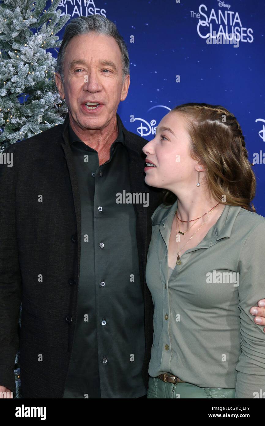 LOS ANGELES - NOV 6: Tim Allen, Elizabeth Allen Dick at The Santa ...