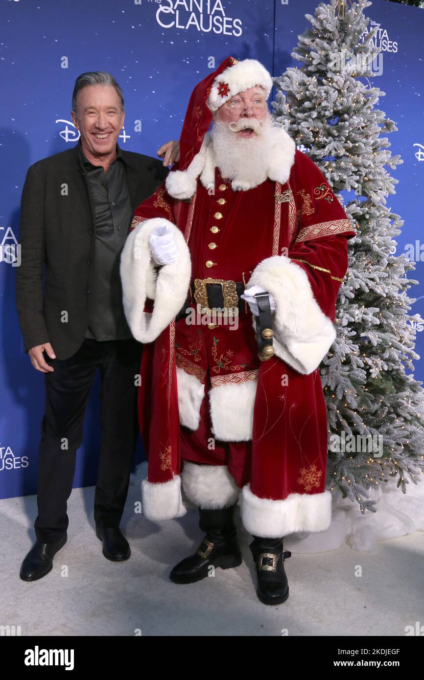 LOS ANGELES - NOV 6:  Tim Allen, Santa Claus at The Santa Clauses Premiere Screening at Walt Disney Studios on November 6, 2022 in Burbank, CA Stock Photo