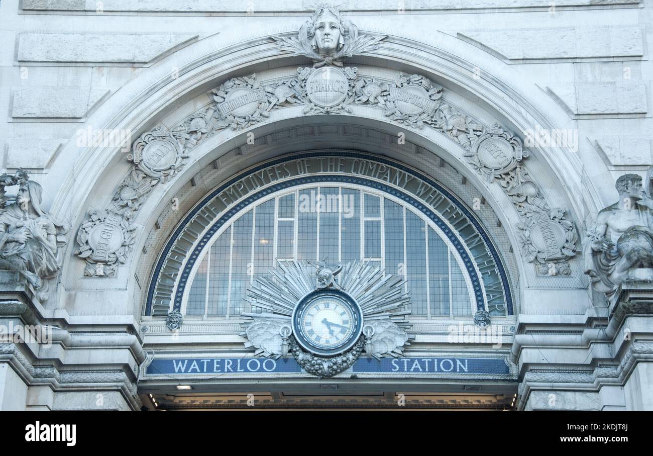 Entrance, Waterloo Station, Waterloo, London, UK Stock Photo Alamy