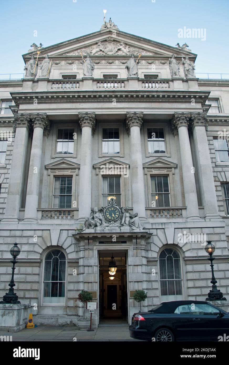 Somerset House, London was where all the records of births, deaths and