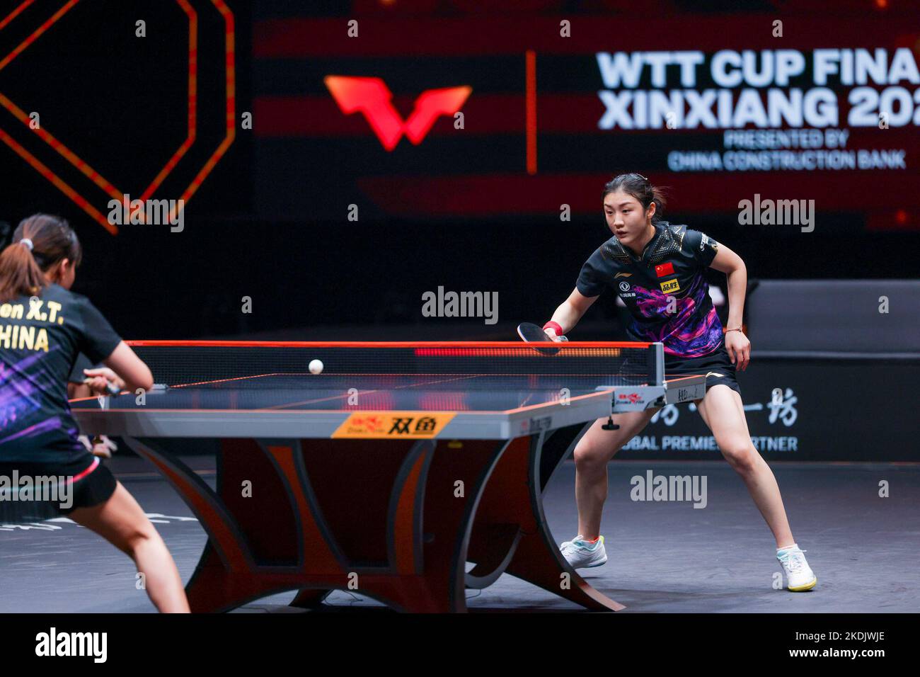 Chinese table tennis player Chen Meng defeated Chinese table tennis