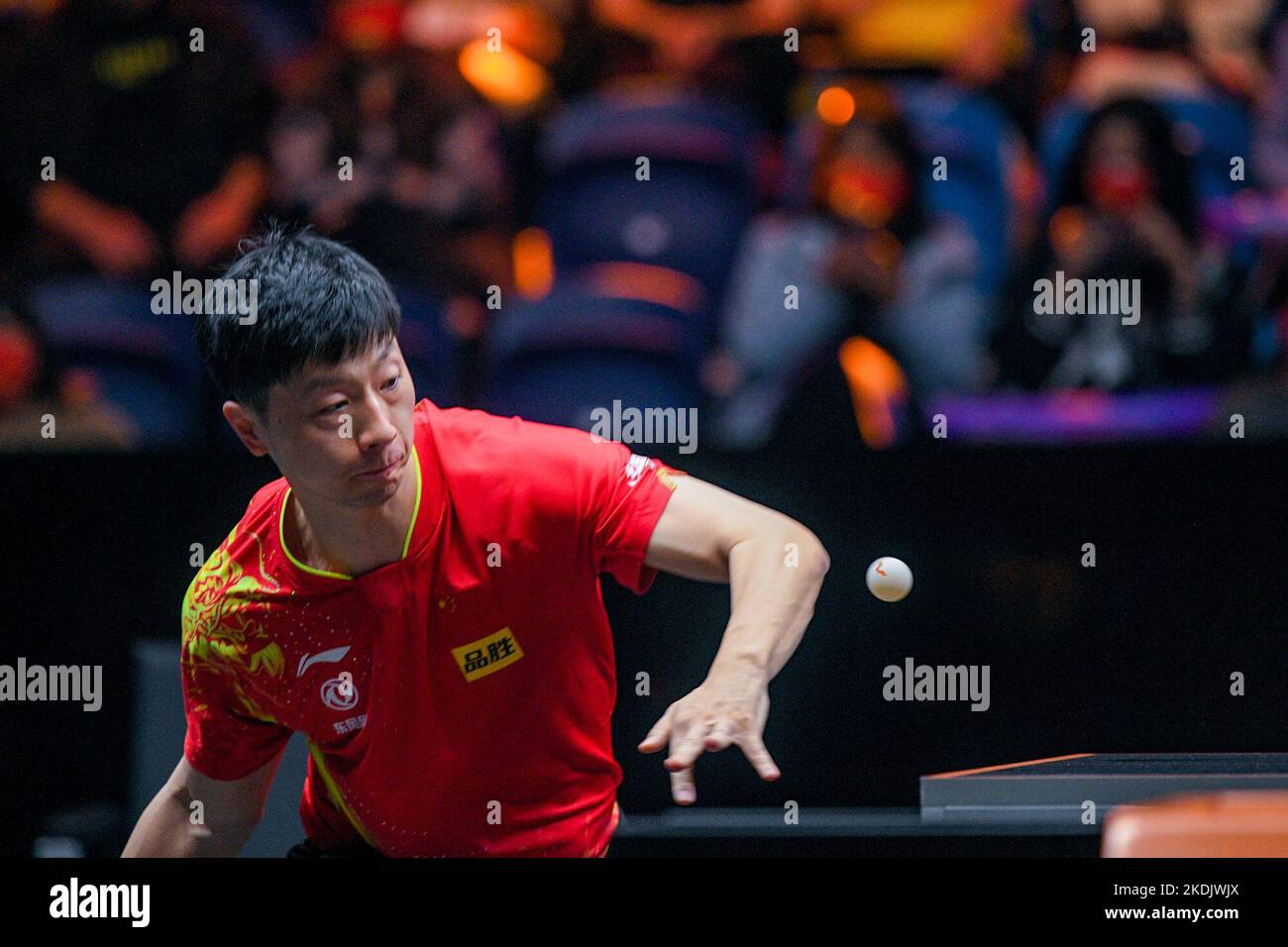 Chinese table tennis player Ma Long defeated Taiwanese table tennis