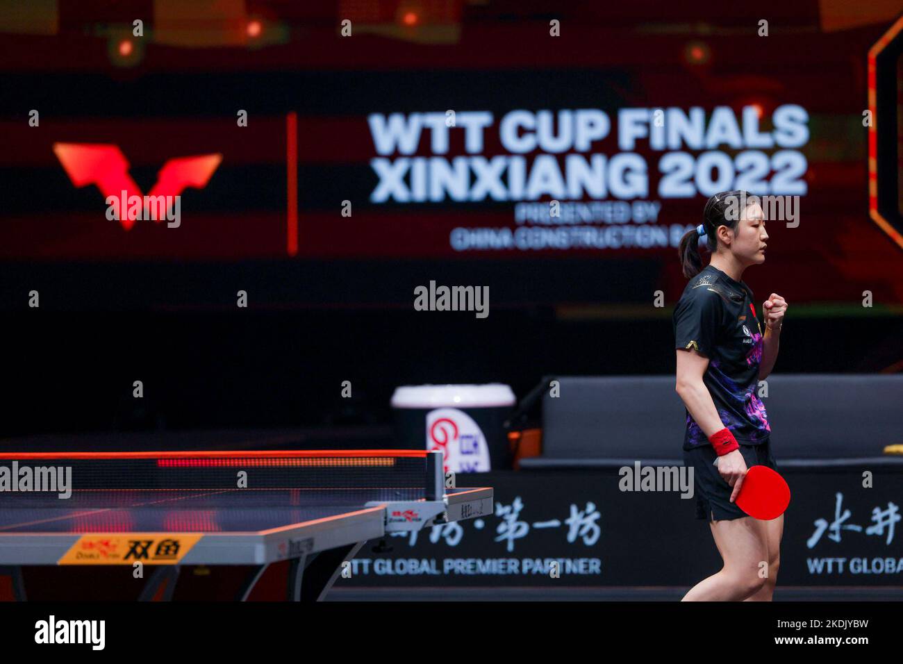 Chinese table tennis player Chen Meng defeated Chinese table tennis