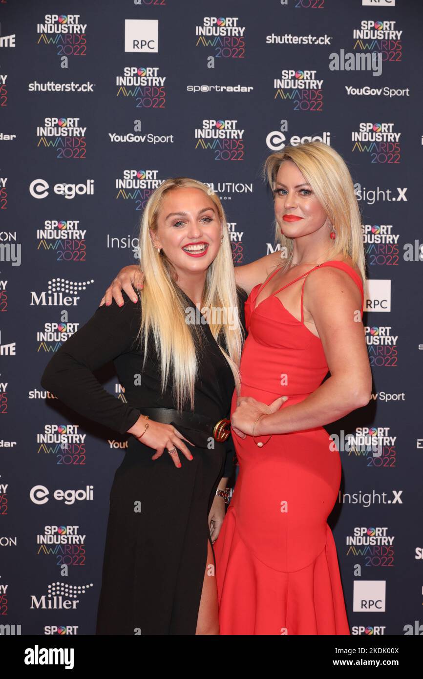 Aimee Fuller and Chemmy Alcott attend Sport Industry Awards at