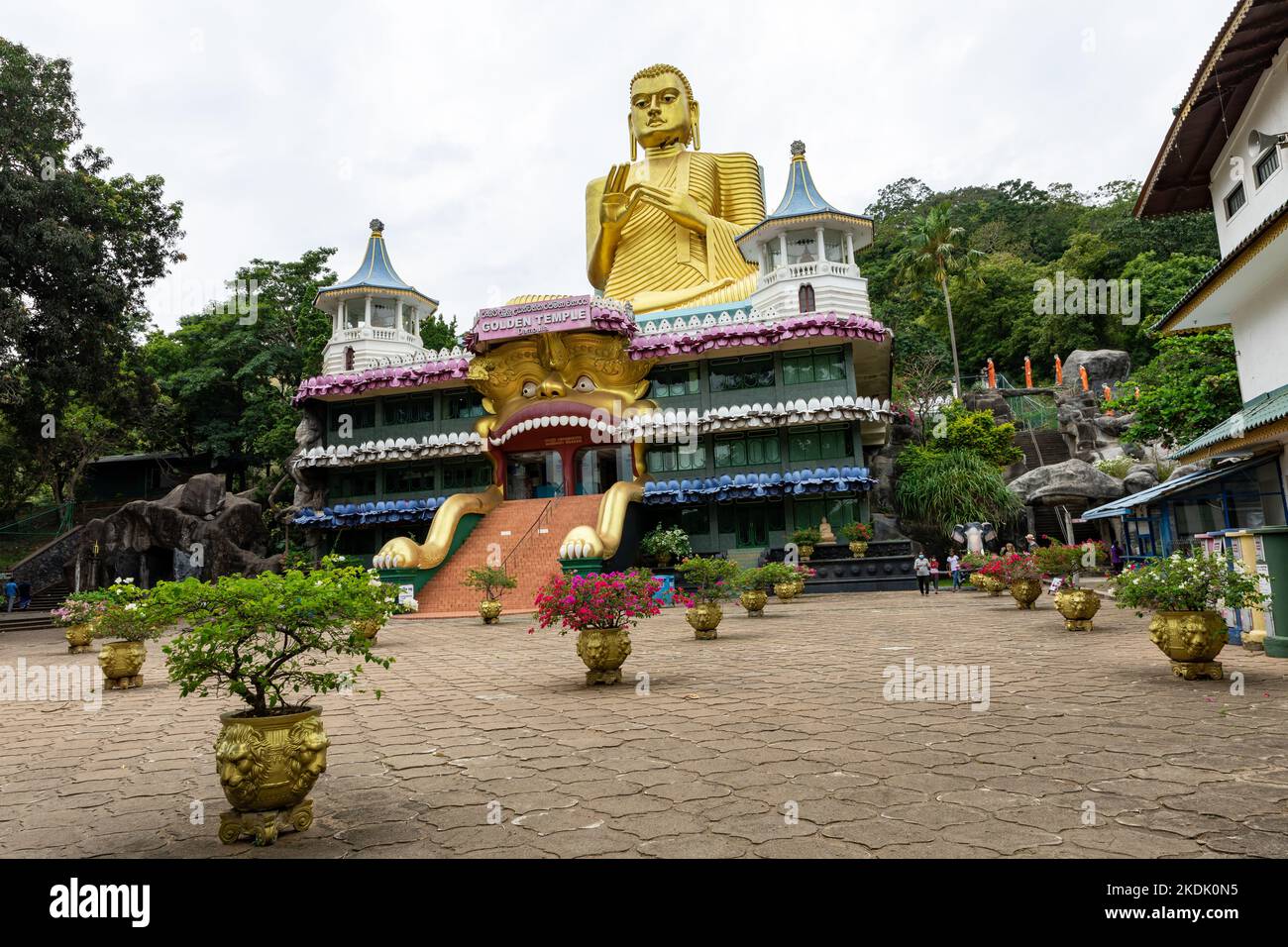 Dambulla cave temple. Sri Lanka Stock Photo